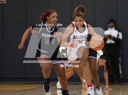 Thumbnail 1 in Salesian College Preparatory vs. Piedmont (MLK Showcase @ Bishop O'Dowd) photogallery.