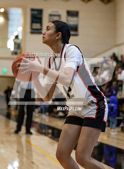 Thumbnail 3 in Salesian College Preparatory vs. Piedmont (MLK Showcase @ Bishop O'Dowd) photogallery.
