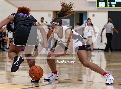 Thumbnail 2 in Salesian College Preparatory vs. Piedmont (MLK Showcase @ Bishop O'Dowd) photogallery.