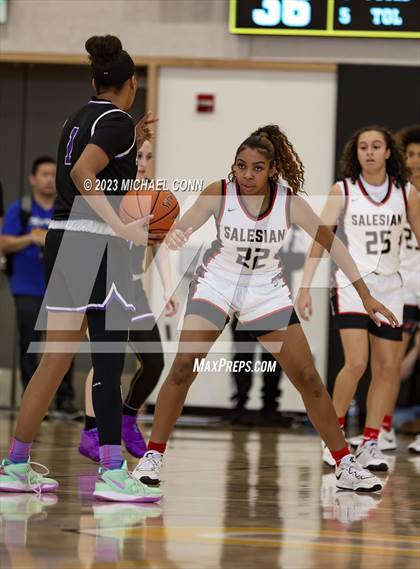 Thumbnail 2 in Salesian College Preparatory vs. Piedmont (MLK Showcase @ Bishop O'Dowd) photogallery.