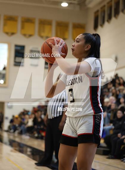 Thumbnail 2 in Salesian College Preparatory vs. Piedmont (MLK Showcase @ Bishop O'Dowd) photogallery.