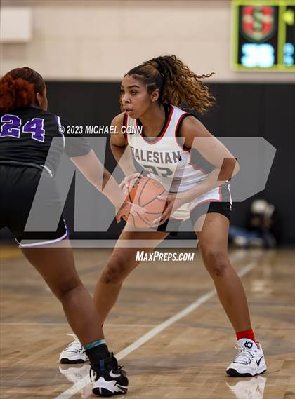 Thumbnail 3 in Salesian College Preparatory vs. Piedmont (MLK Showcase @ Bishop O'Dowd) photogallery.