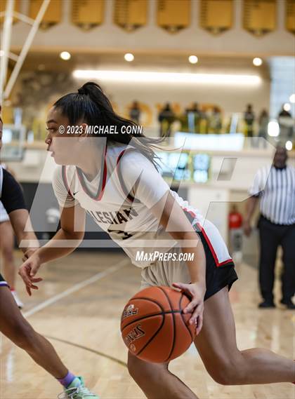 Thumbnail 3 in Salesian College Preparatory vs. Piedmont (MLK Showcase @ Bishop O'Dowd) photogallery.