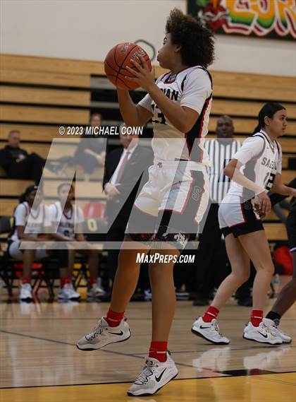 Thumbnail 1 in Salesian College Preparatory vs. Piedmont (MLK Showcase @ Bishop O'Dowd) photogallery.