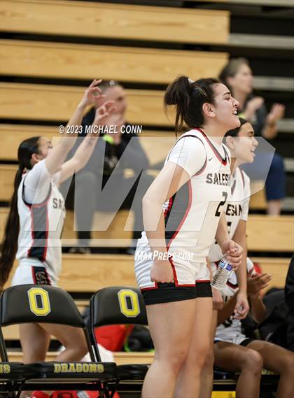 Thumbnail 3 in Salesian College Preparatory vs. Piedmont (MLK Showcase @ Bishop O'Dowd) photogallery.