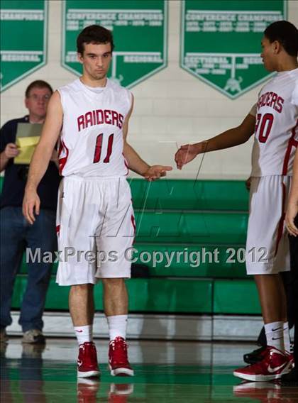 Thumbnail 3 in Cardinal Ritter vs. Scecina Memorial  (IHSAA 2A Sectional Tournament) photogallery.