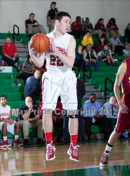 Thumbnail 1 in Cardinal Ritter vs. Scecina Memorial  (IHSAA 2A Sectional Tournament) photogallery.