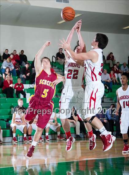 Thumbnail 3 in Cardinal Ritter vs. Scecina Memorial  (IHSAA 2A Sectional Tournament) photogallery.