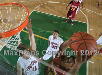 Thumbnail 1 in Cardinal Ritter vs. Scecina Memorial  (IHSAA 2A Sectional Tournament) photogallery.