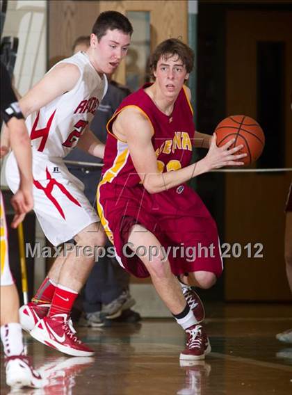 Thumbnail 2 in Cardinal Ritter vs. Scecina Memorial  (IHSAA 2A Sectional Tournament) photogallery.