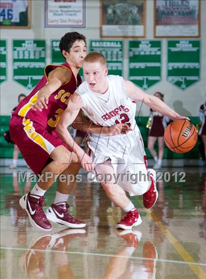 Thumbnail 3 in Cardinal Ritter vs. Scecina Memorial  (IHSAA 2A Sectional Tournament) photogallery.