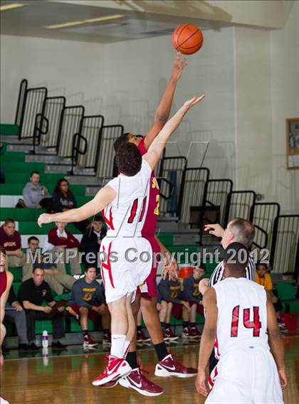 Thumbnail 3 in Cardinal Ritter vs. Scecina Memorial  (IHSAA 2A Sectional Tournament) photogallery.
