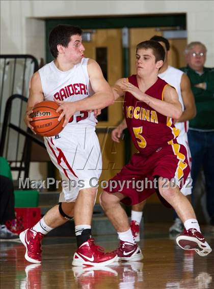 Thumbnail 2 in Cardinal Ritter vs. Scecina Memorial  (IHSAA 2A Sectional Tournament) photogallery.