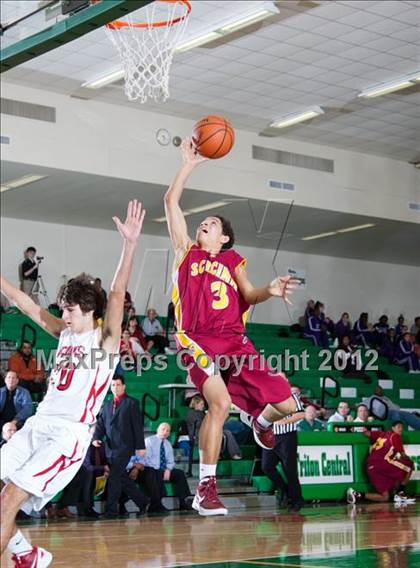Thumbnail 2 in Cardinal Ritter vs. Scecina Memorial  (IHSAA 2A Sectional Tournament) photogallery.