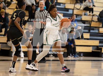 Thumbnail 2 in Salesian College Preparatory vs Moreau Catholic (MLK Showcase) photogallery.