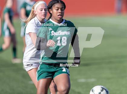 Thumbnail 2 in Lincoln Southwest @ Lincoln Southeast (Heartland Athletic Conference Tournament) photogallery.