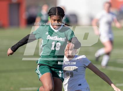 Thumbnail 2 in Lincoln Southwest @ Lincoln Southeast (Heartland Athletic Conference Tournament) photogallery.