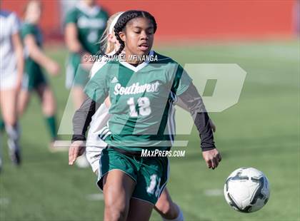 Thumbnail 1 in Lincoln Southwest @ Lincoln Southeast (Heartland Athletic Conference Tournament) photogallery.