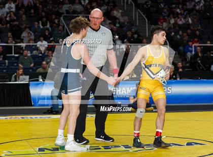 Thumbnail 1 in NYSPHSAA Wrestling Championships - Finals 101 lbs - 124 lbs photogallery.