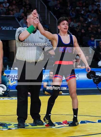 Thumbnail 1 in NYSPHSAA Wrestling Championships - Finals 101 lbs - 124 lbs photogallery.