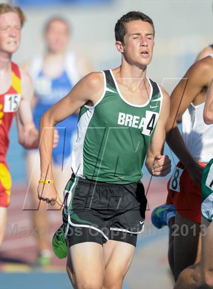 Thumbnail 1 in CIF State Track and Field Championships (Day 1 - Boys 1600m) photogallery.