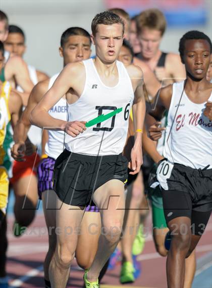 Thumbnail 3 in CIF State Track and Field Championships (Day 1 - Boys 1600m) photogallery.