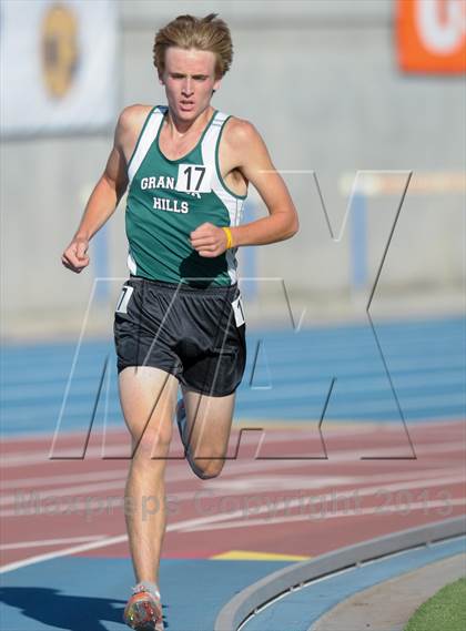 Thumbnail 1 in CIF State Track and Field Championships (Day 1 - Boys 1600m) photogallery.