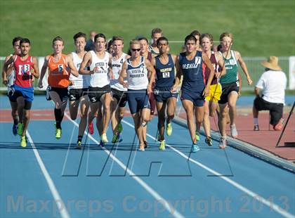 Thumbnail 1 in CIF State Track and Field Championships (Day 1 - Boys 1600m) photogallery.