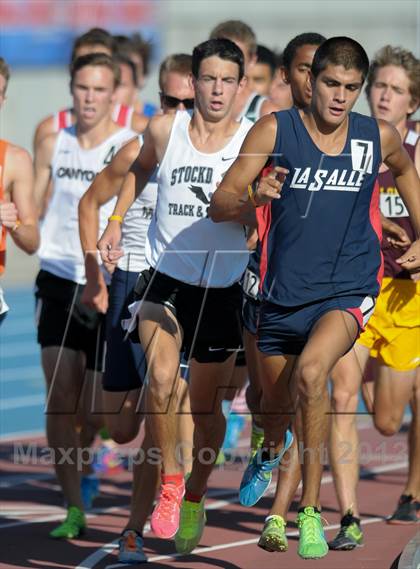 Thumbnail 3 in CIF State Track and Field Championships (Day 1 - Boys 1600m) photogallery.