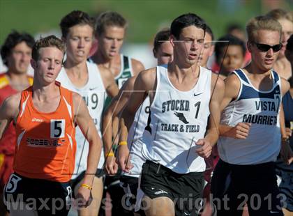 Thumbnail 1 in CIF State Track and Field Championships (Day 1 - Boys 1600m) photogallery.