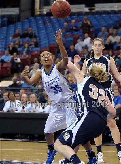 Thumbnail 3 in Mission Prep vs. Brookside Christian (CIF State D5 Final) photogallery.
