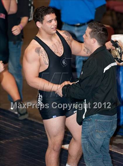 Thumbnail 2 in CIF State Wrestling Championships (Day 2 - Consolation Rounds) photogallery.