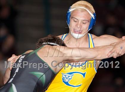 Thumbnail 3 in CIF State Wrestling Championships (Day 2 - Consolation Rounds) photogallery.