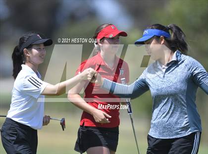 Thumbnail 2 in CIF-SS Girls D1 Team Golf Finals 2/2 photogallery.