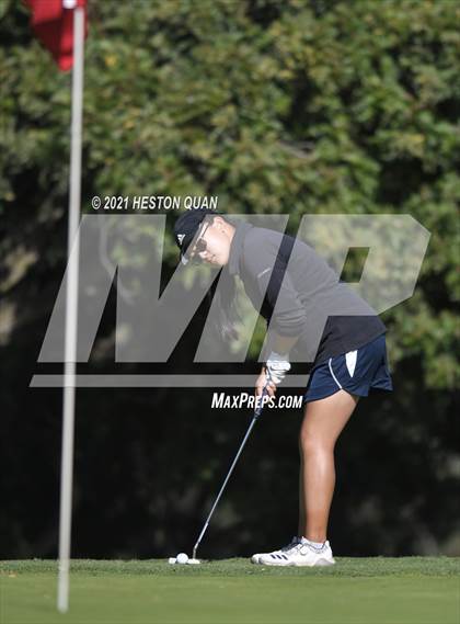 Thumbnail 3 in CIF-SS Girls D1 Team Golf Finals 2/2 photogallery.