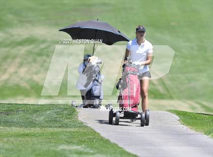 Thumbnail 3 in CIF-SS Girls D1 Team Golf Finals 2/2 photogallery.