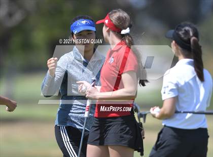 Thumbnail 2 in CIF-SS Girls D1 Team Golf Finals 2/2 photogallery.