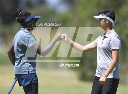 Thumbnail 1 in CIF-SS Girls D1 Team Golf Finals 2/2 photogallery.