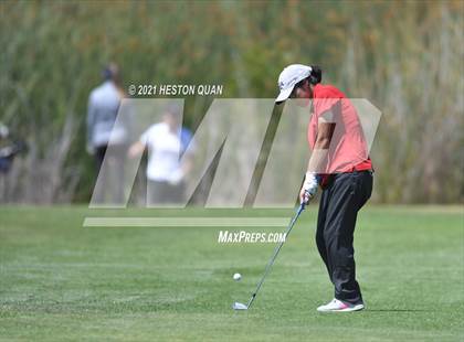 Thumbnail 2 in CIF-SS Girls D1 Team Golf Finals 2/2 photogallery.