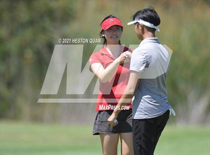 Thumbnail 3 in CIF-SS Girls D1 Team Golf Finals 2/2 photogallery.
