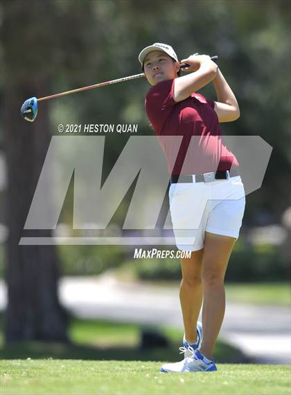 Thumbnail 3 in CIF-SS Girls D1 Team Golf Finals 2/2 photogallery.