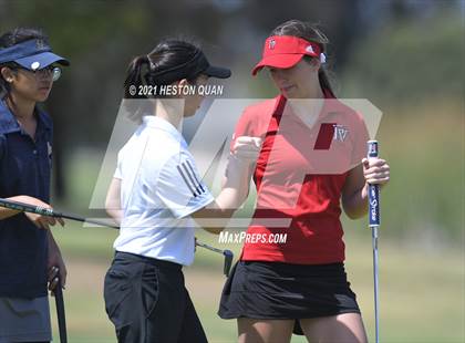 Thumbnail 3 in CIF-SS Girls D1 Team Golf Finals 2/2 photogallery.