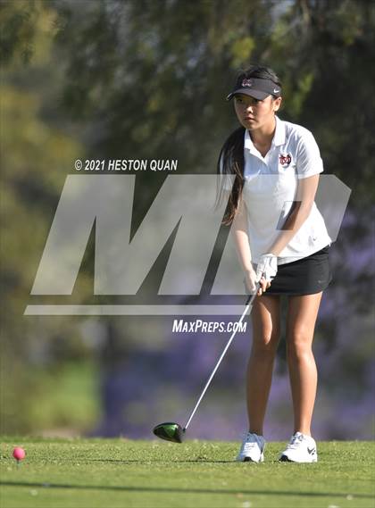 Thumbnail 3 in CIF-SS Girls D1 Team Golf Finals 2/2 photogallery.