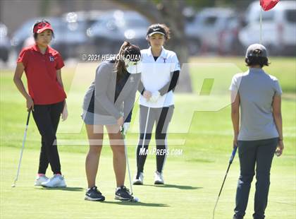 Thumbnail 3 in CIF-SS Girls D1 Team Golf Finals 2/2 photogallery.