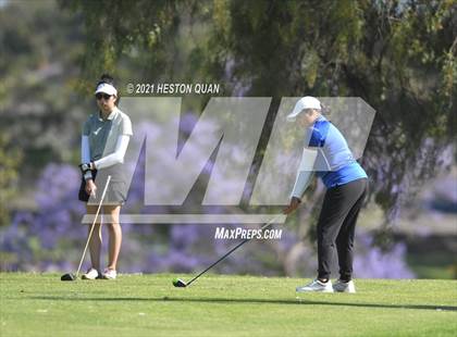 Thumbnail 2 in CIF-SS Girls D1 Team Golf Finals 2/2 photogallery.