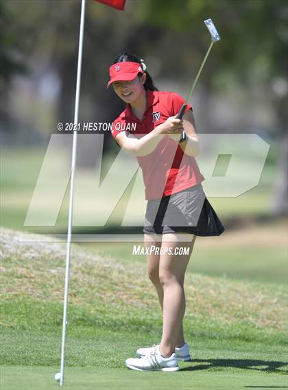 Thumbnail 3 in CIF-SS Girls D1 Team Golf Finals 2/2 photogallery.