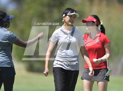 Thumbnail 2 in CIF-SS Girls D1 Team Golf Finals 2/2 photogallery.
