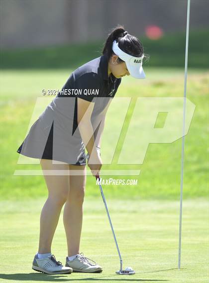 Thumbnail 3 in CIF-SS Girls D1 Team Golf Finals 2/2 photogallery.