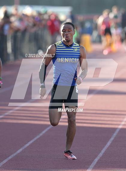 Thumbnail 3 in CIF NCS Meet of Champions (Boys 100 Meter) photogallery.