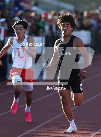 Thumbnail 3 in CIF NCS Meet of Champions (Boys 100 Meter) photogallery.